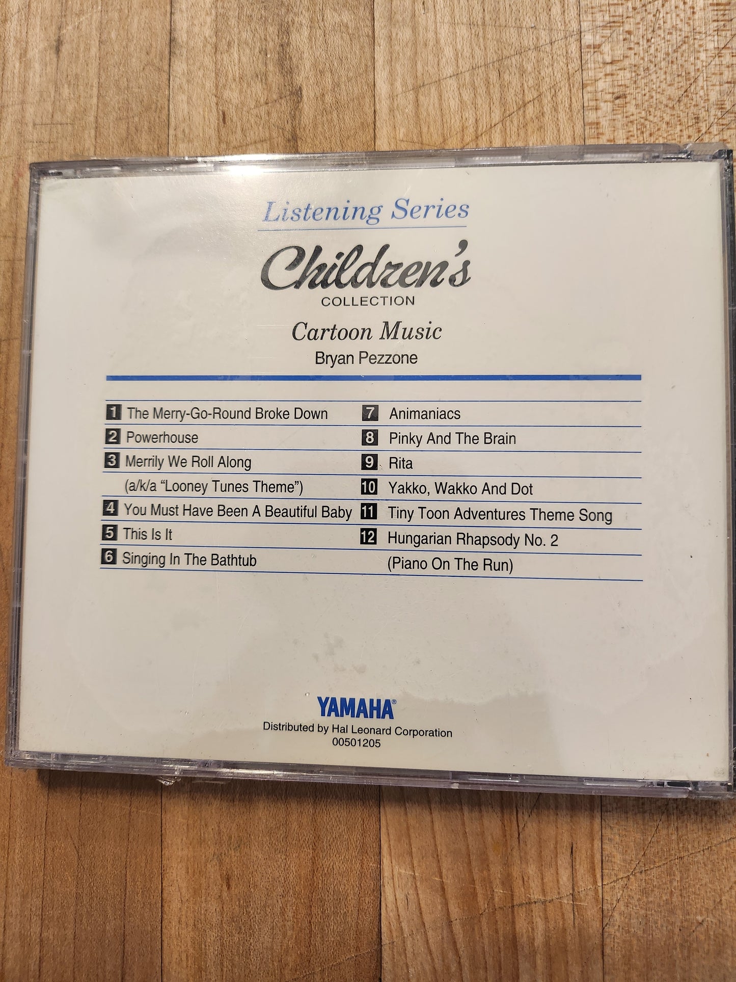 Children's Collection. Cartoon Music (Pianosoft CD (CD only)). Listening Series. By Bryan Pezzone
