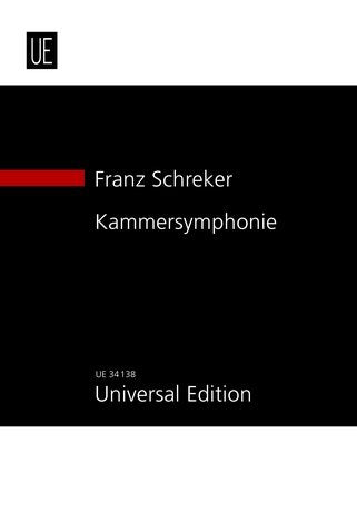Chamber Symphony (Study Score). By Franz Schreker