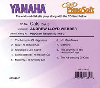 Cats. By Andrew Lloyd Webber. Voicing/Format Disk