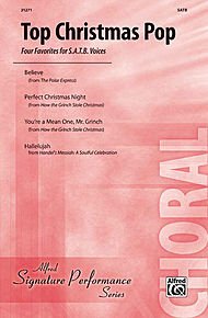 Top Christmas Pop. Four Favorites for SATB Voices.
