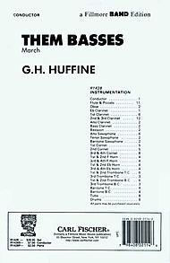 Them Basses. Marching Band. By Huffine