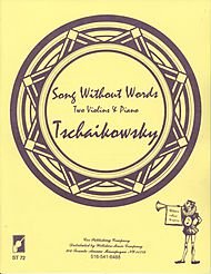 Song Without Words by Peter Ilyich Tchaikovsky Violin - Sheet Music