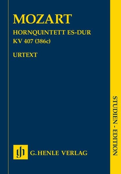 Hornquintett es dur. Kv 407 (386C). By MOZART WOLFGANG A.