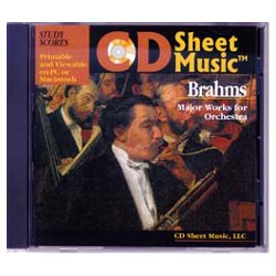 Brahms: Major Works For Orchestra (9x12) CD-ROM