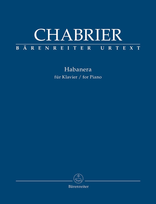 Habanera for Piano by Alexis Emmanuel Chabrier Piano Solo -