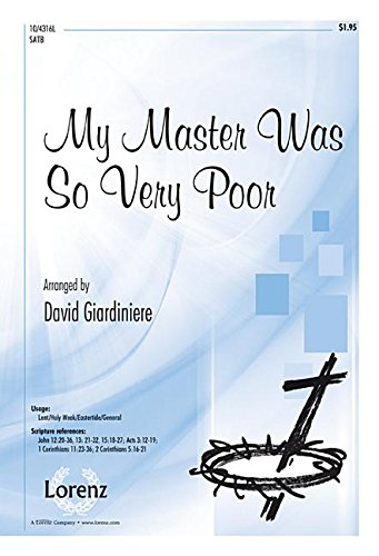 My Master Was So Very Poor. By David Giardiniere