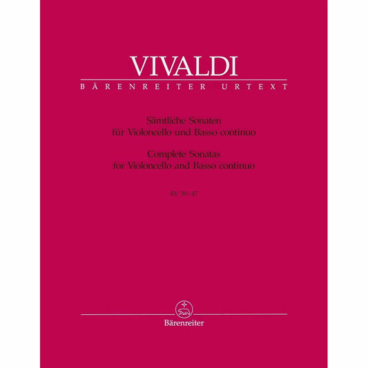 Complete Sonatas for Violoncello and Basso Continuo. By Vivaldi, Antonio