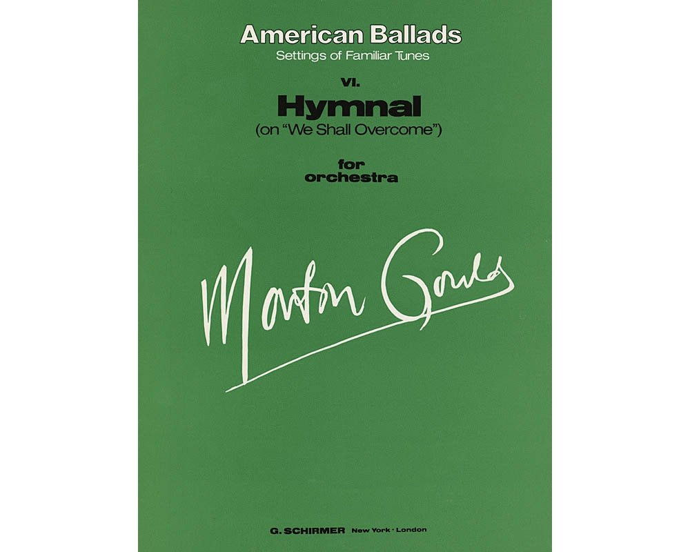 VI. Hymnal. Full Score by Morton Gould. Choir - Sheet Music