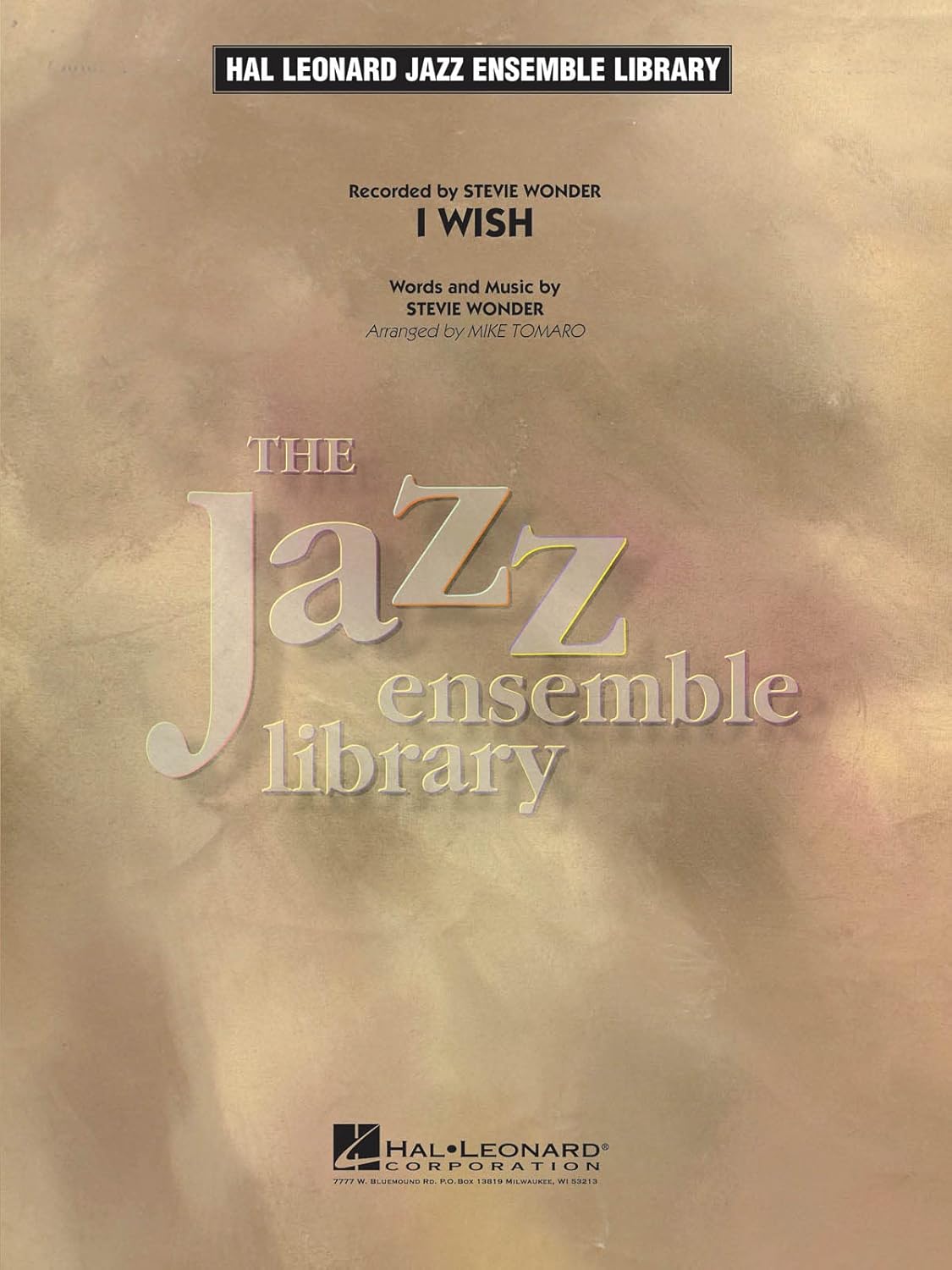 I Wish by Stevie Wonder Jazz Ensemble - Sheet Music