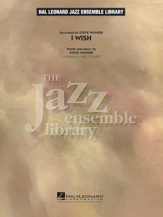 I Wish by Stevie Wonder Jazz Ensemble - Sheet Music