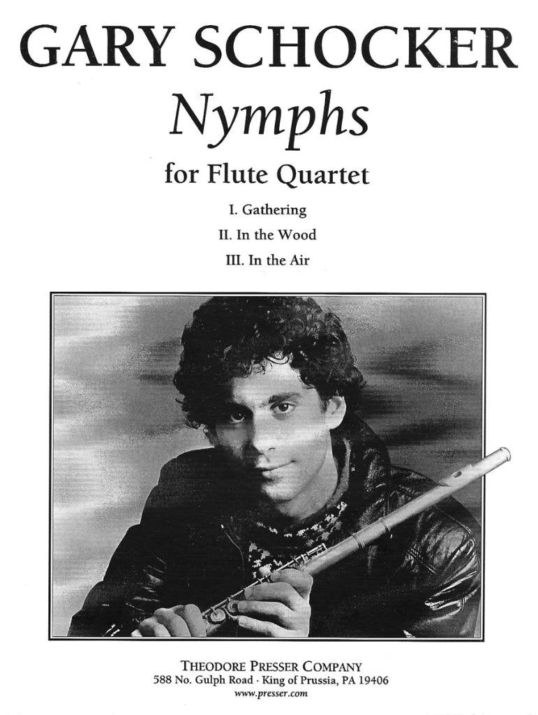 Nymphs For Flute Quartet by Gary Schocker Flute Quartet - Sheet Music