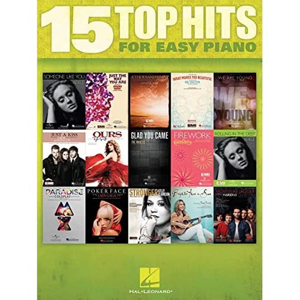 15 Top Hits for Easy Piano Various