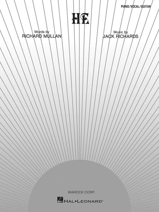 He by Jack Richards Piano, Vocal, Guitar - Sheet Music By Jack Richards