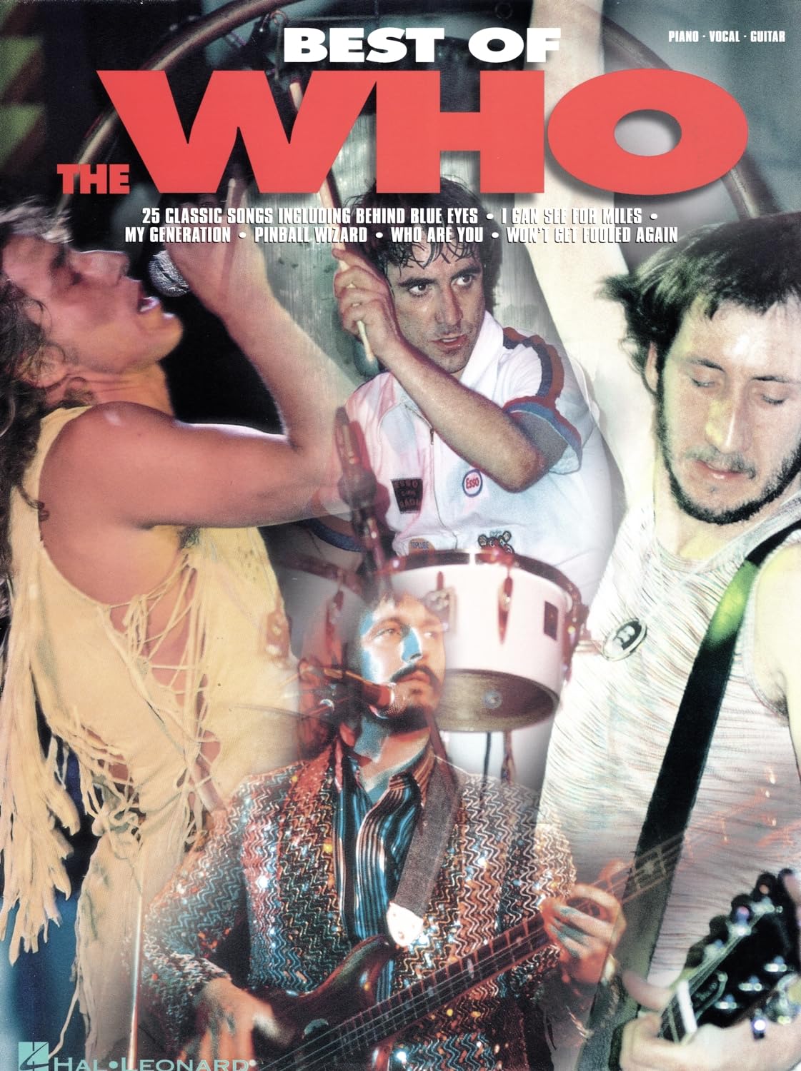 Best of The Who: Piano/Vocal/Guitar Piano, Vocal and Guitar Chords Who