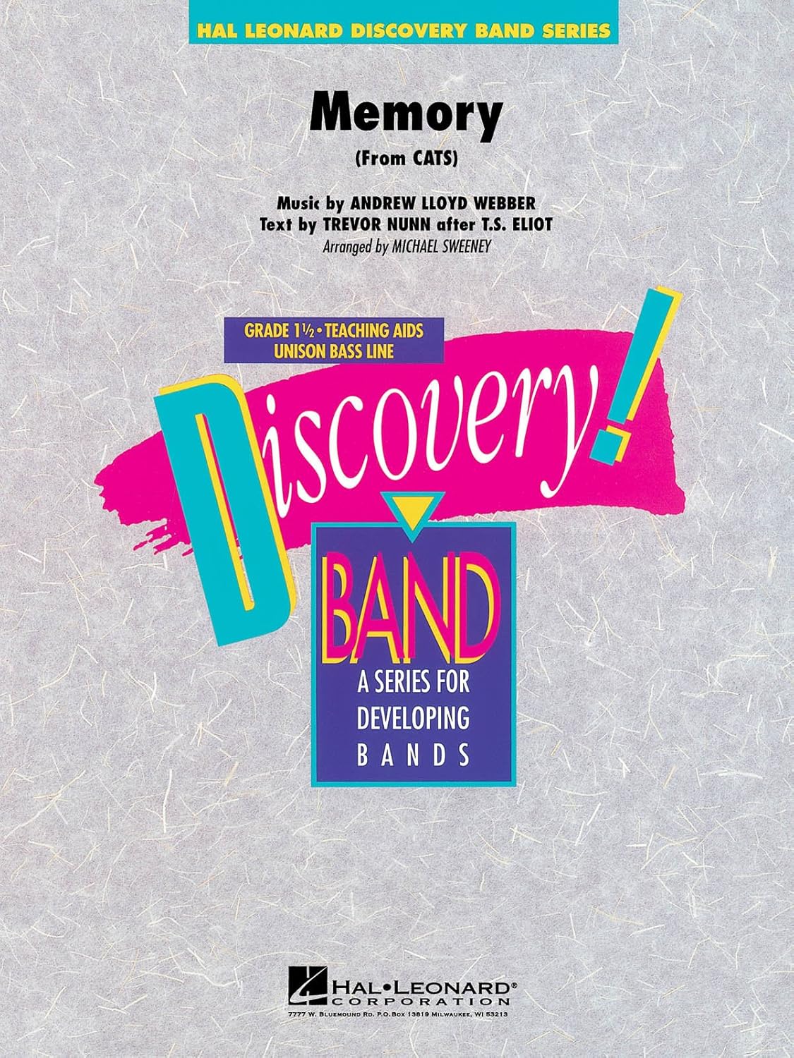 Memory (from Cats) by Andrew Lloyd Webber Concert Band - Sheet Music