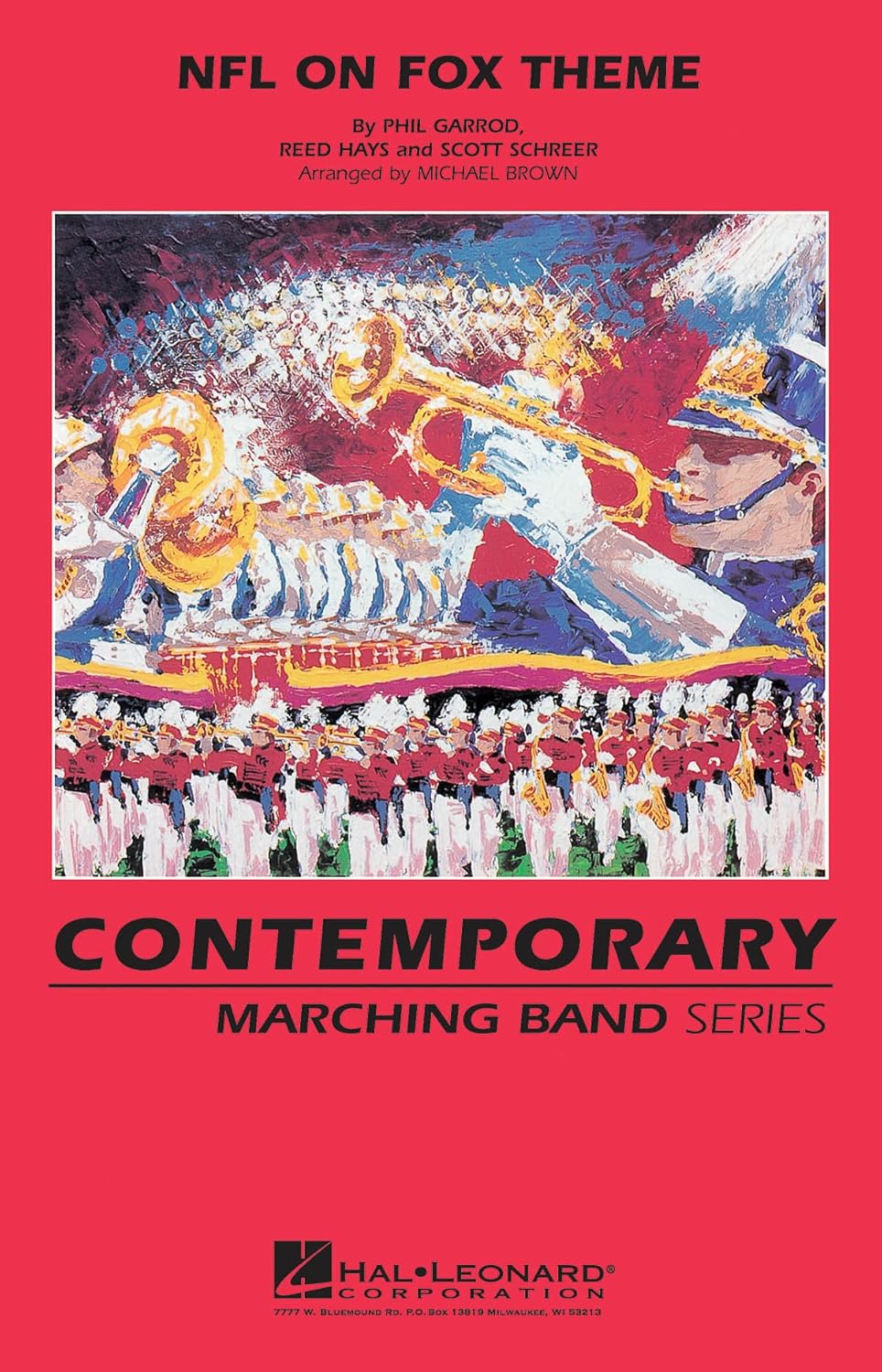 NFL on Fox Theme by Michael Brown. Marching Band - Sheet Music