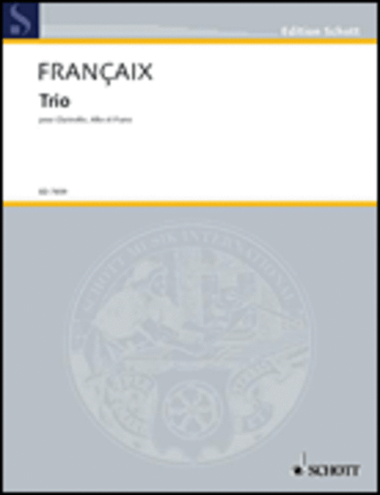 Trio. Score and Parts by Jean Francaix Set of Parts - Sheet Music