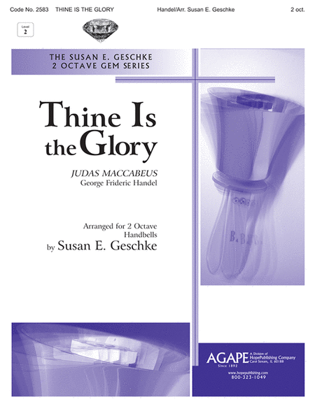 Thine Is the Glory by George Frideric Handel. 2-Octaves - Sheet Music