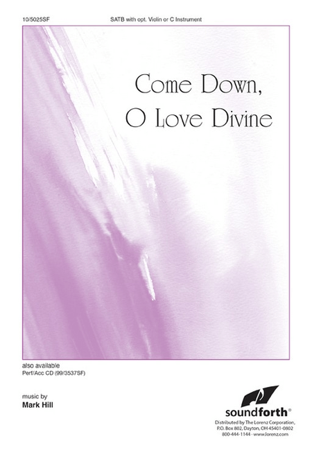 Come Down, O Love Divine. 4-Part - Sheet Music
