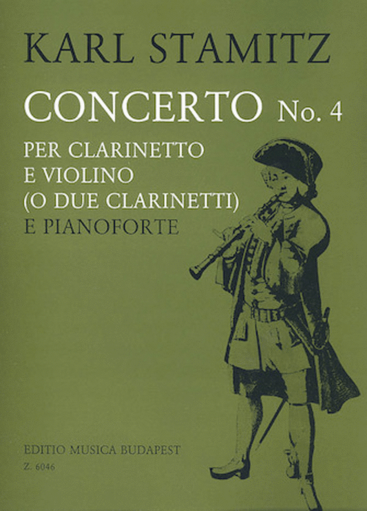 Concerto No. 4 for Clarinet and Violin (or 2 Clarinets) Clarinet and Piano by Gyorgy Balassa Clarinet Solo - Sheet Music