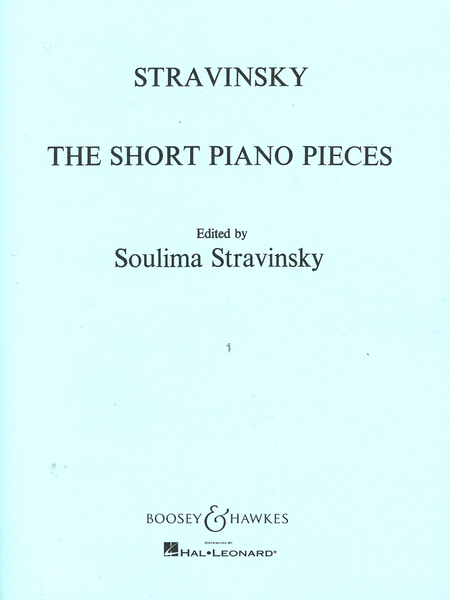 The Short Piano Pieces. Piano Solo by Igor Stravinsky