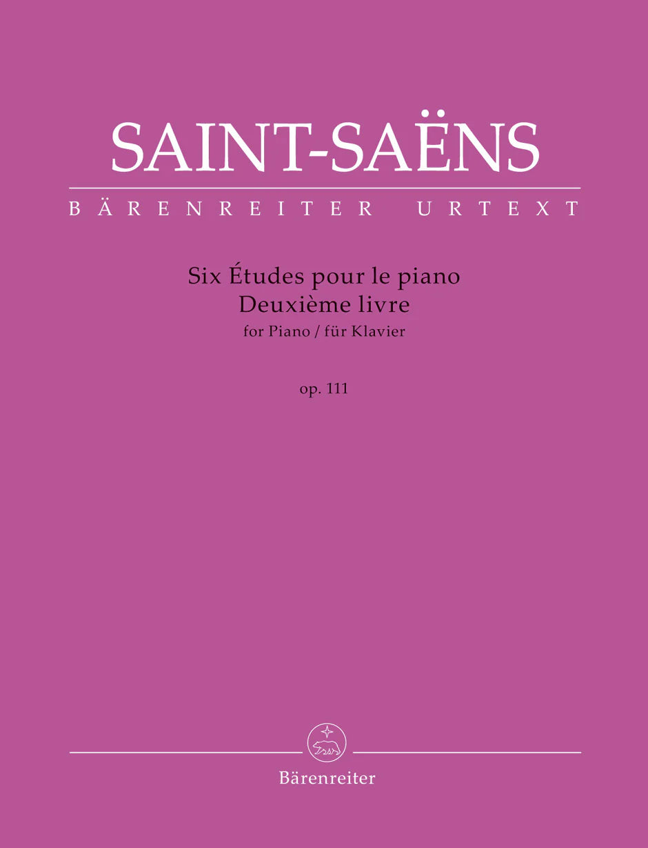 Six Études for Piano, Op. 111, R 49. By Camille Saint-Saëns