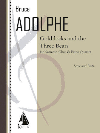 Goldilocks and the Three Bears. Voice with Chamber Ensemble. Series: LKM Music