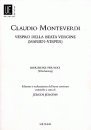 Vespro Della Beata Virgine - Marienvesper [Sheet music]