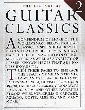 The Library Of Guitar Classics 2