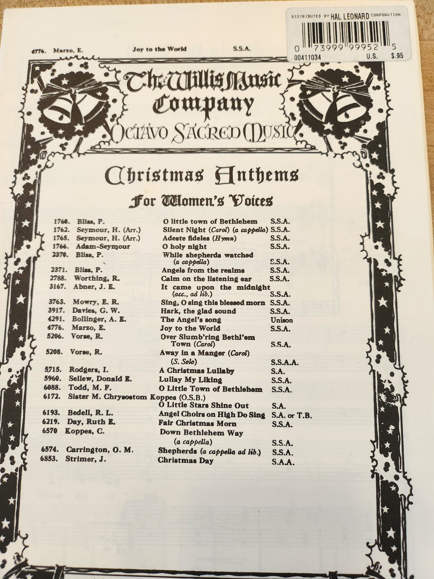 Joy to the world. Christmas Hymn - Anthem. By Eduardo Mario.