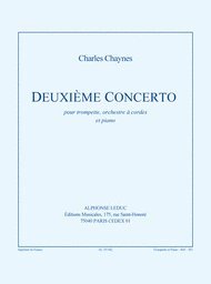 Concerto No.2 (Trompette/Orchestre a Cordes/Piano)/Tptte et Pno [Paperback] CHARLES CHAYNES