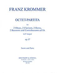 Oktett-partita in F Op. 57 Composed By Franz Krommer. Edited By Roger Hellyer. This Edition: Attached. [Paperback] Franz Krommer and Roger Hellyer