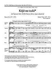 Kojo No Tsuki Composed By Rentaro Taki. Arranged By Eric Tuan. For Soprano Voice Solo, Satb (Divisi) a Cappella. General, War, Lament/grief/sorrow, Concert. Medium. [Paperback] Rentaro Taki and Eric Tuan