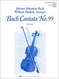 Bach Cantata No.99 By William Pordon. For String Orchestra. String Tracks. Grade 3. Score and Parts. [Paperback] William Pordon