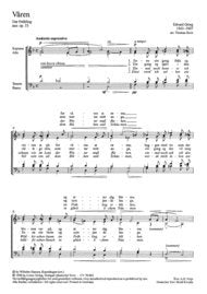 Varen. For Soprano voice solo, SATB choir - Level 2. 1998 [Paperback] Edvard Grieg