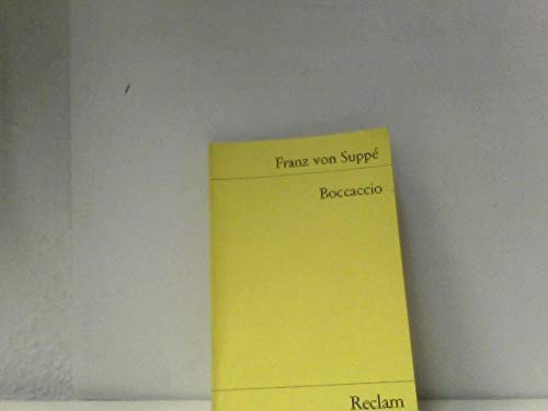 Boccaccio [Perfect Paperback] Franz von Suppe
