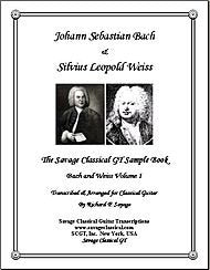 Bach and Weiss Collection for Solo Classical Guitar [Spiral-bound] Johann Sebastian Bach/Silvius Leopold Weiss.