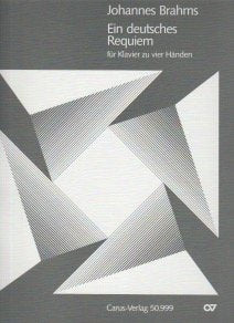 Ein Deutsches Requiem op.45, Bearbeitung für Klavier vierhändig [Paperback] Johannes Brahms
