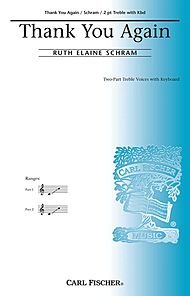 Thank You Again Composed By Ruth Elaine Schram. [Paperback] Ruth Elaine Schram