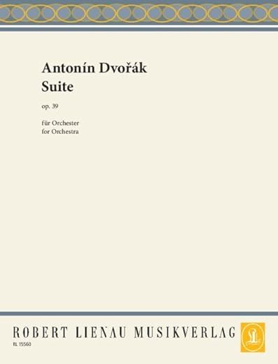 Suite: op. 39. orchestra. Partition. By Dvořák, Antonín