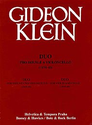 Duo (1939-40). Gideon Klein
