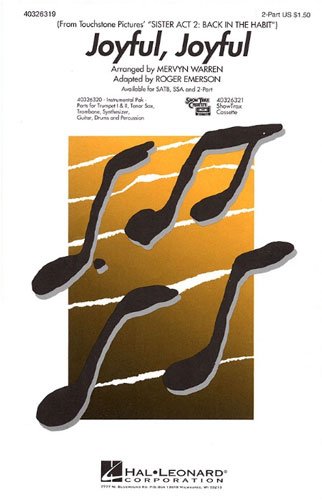 Joyful, Joyful (from Sister Act 2) - SATB Choral Sheet Music [Sheet music]