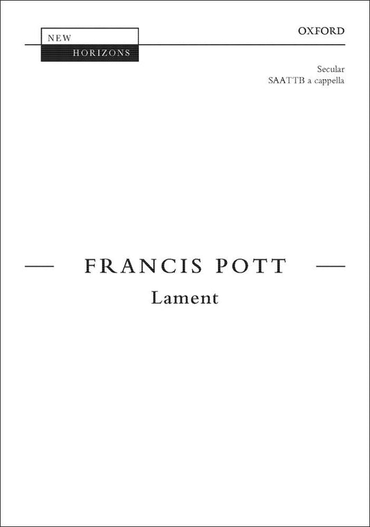 Lament (New Horizons) [Sheet music] Pott, Francis