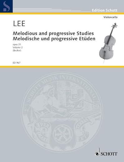 Lee: Melodious and Progressive Studies, Op.31 (Cello) Volume 2 [Sheet music]