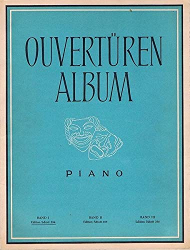 Overture Album 1 Piano. A collection of the best known Overtures Piano Solo - Sheet Music By Wilhelm Lutz