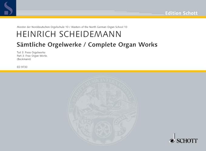 SAMTLICHE ORGELWERKE 3 ORGUE [Paperback] HEINRICH SCHEIDEMANN