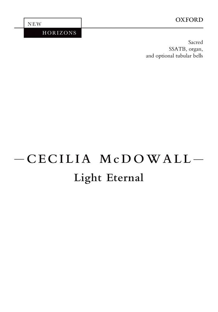Light Eternal [Sheet music] McDowall, Cecilia