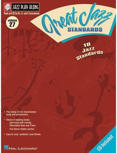 Jazz Play-Along Volume 27-Great Jazz Standards. By Various Composers