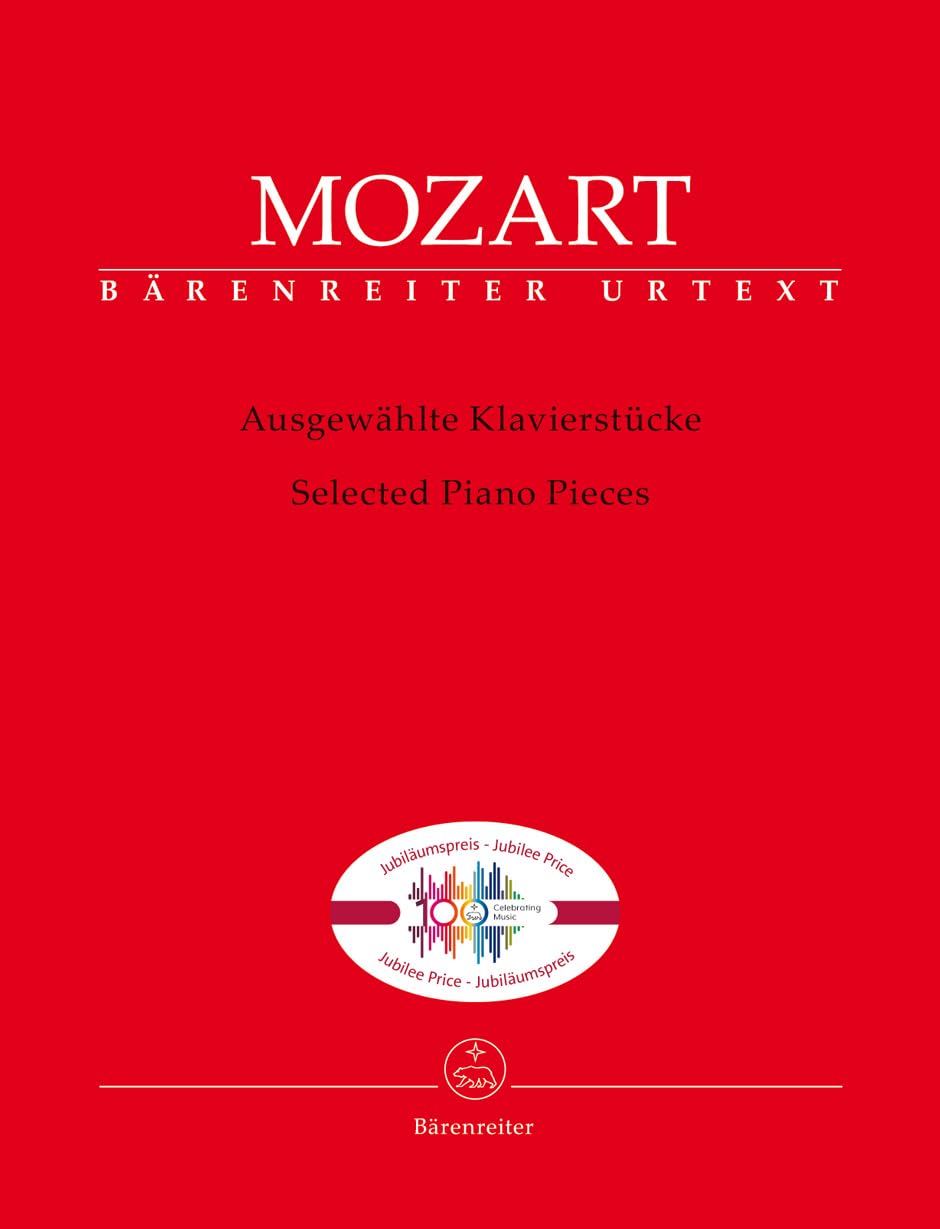 Selected Piano Pieces. By Mozart