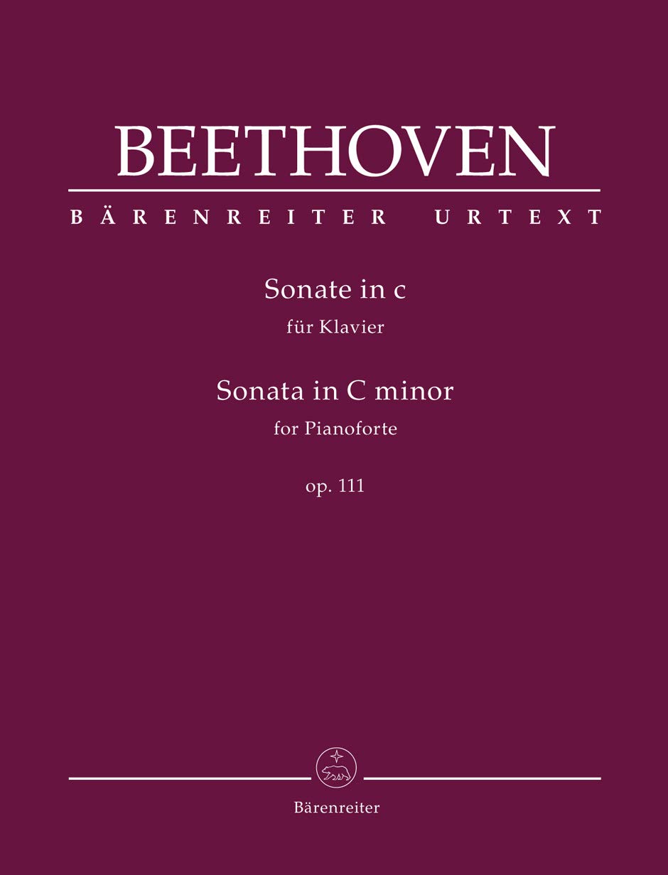Piano Sonata in C minor Op.111 [Sheet music] Beethoven, Ludwig van